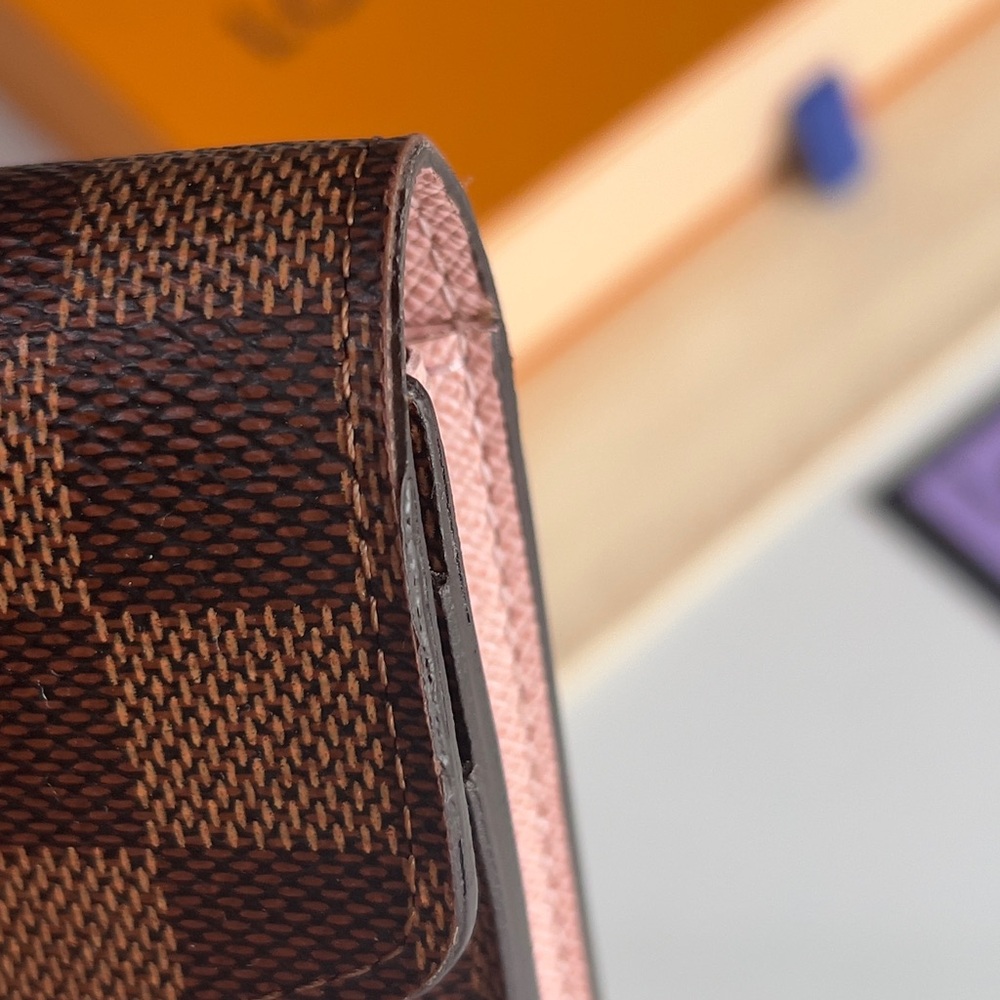 Authentic Louis Vuitton Sarah Wallet Ebene Pink - Picture 12 of 16